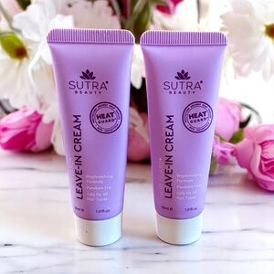 ⚫️ x2  SUTRA Heat Guard Leave-In Cream Deluxe Travel Size 30 ml / 1 fl oz Each